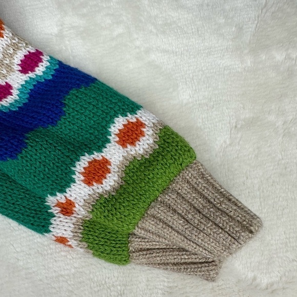 Gymboree Sweet Music wavy striped toggle cardigan sweater Size 6-12M - Picture 4 of 5